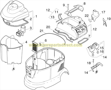 puzzi 8/1 main tank parts